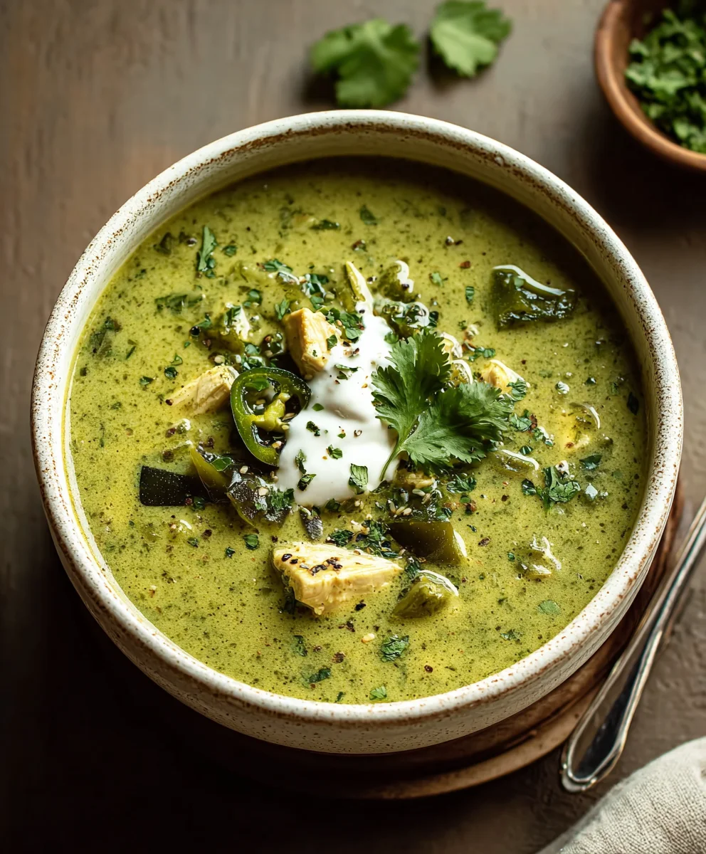 Roasted Poblano Soup - Ultimate Comfort Food