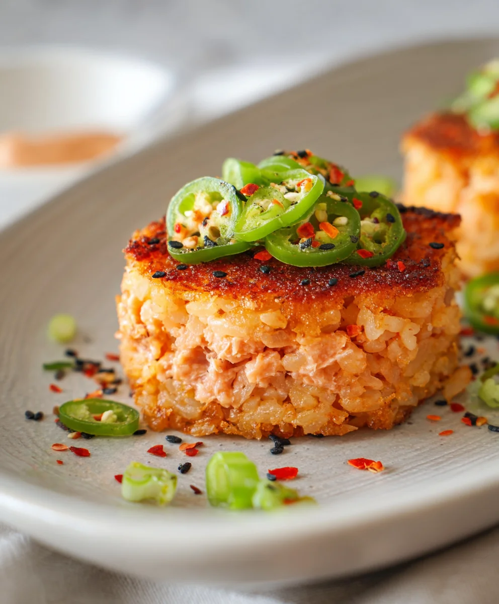 Spicy Tuna Crispy Rice Bites-Easy Recipe