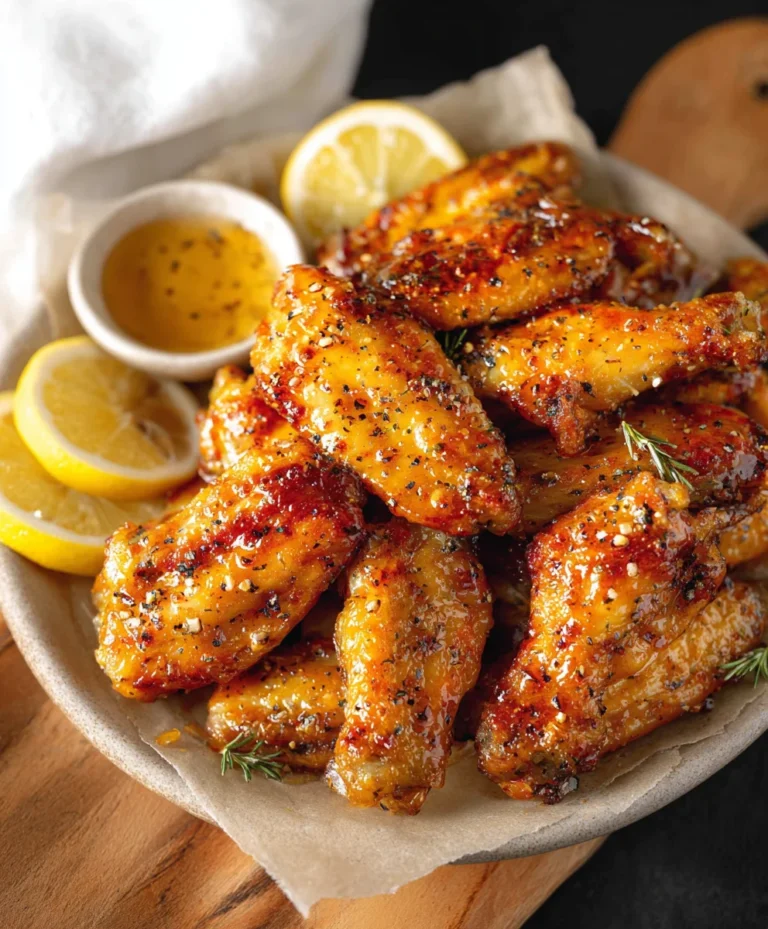 Honey Lemon Pepper Beef Wings – Easy Recipe