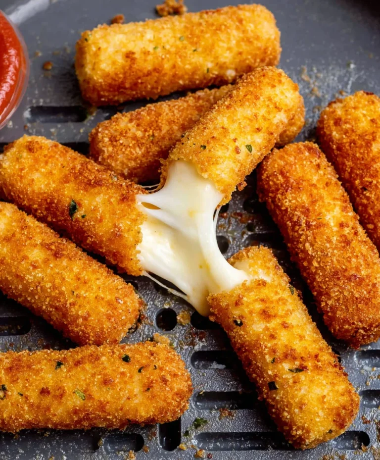 Air Fryer Mozzarella Sticks- Crispy Golden Bites