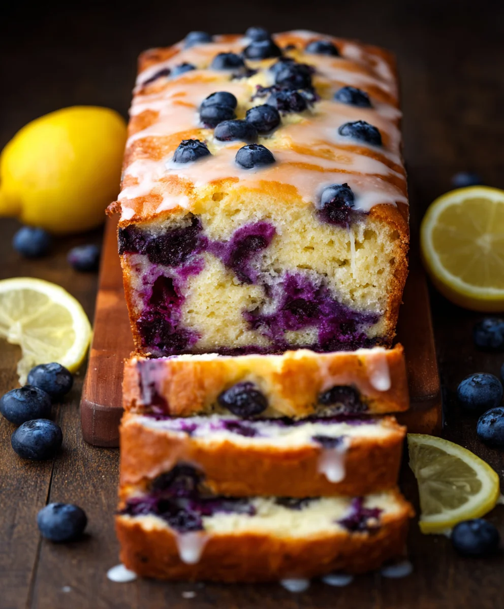 Lemon Blueberry Yogurt Loaf-Easy & Delicious Recipe