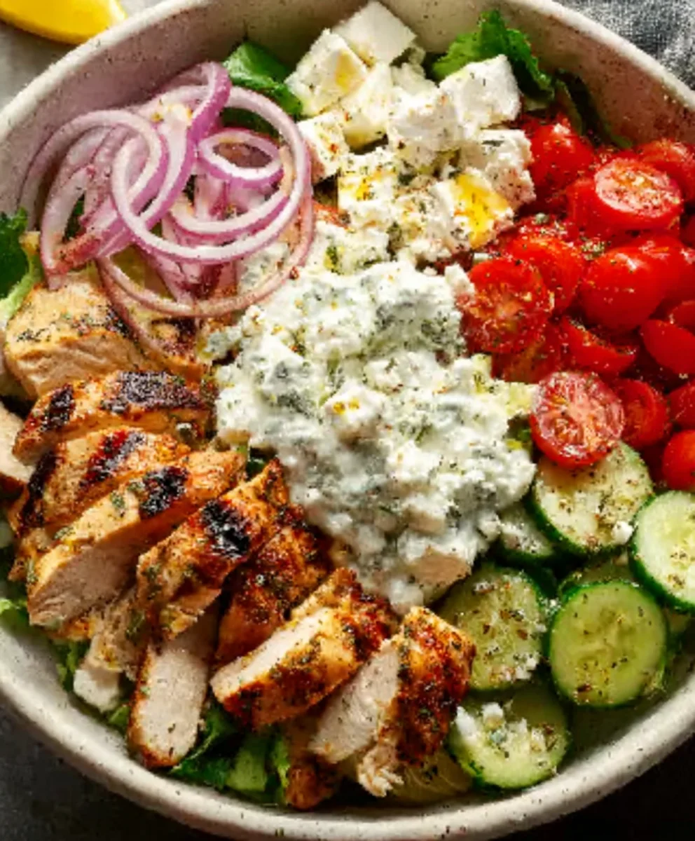 Easy Greek Chicken Bowls - Delicious & Healthy Meal
