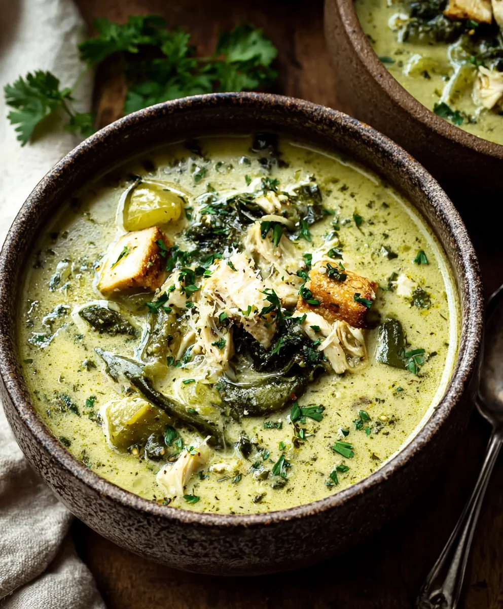 Roasted Poblano Soup - Ultimate Comfort Food
