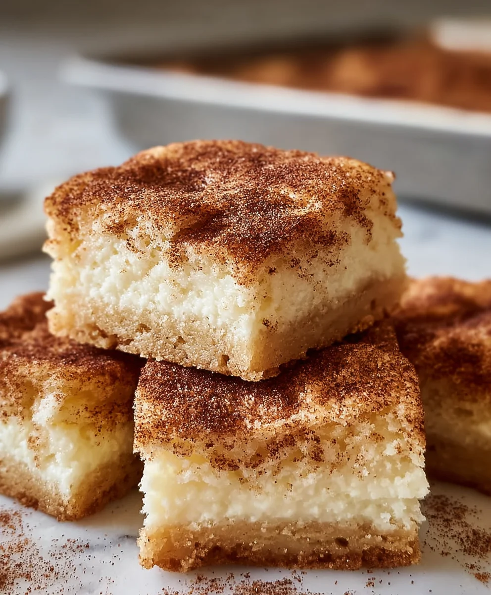 Easy Snickerdoodle Cookie Bars – Chewy & Delicious