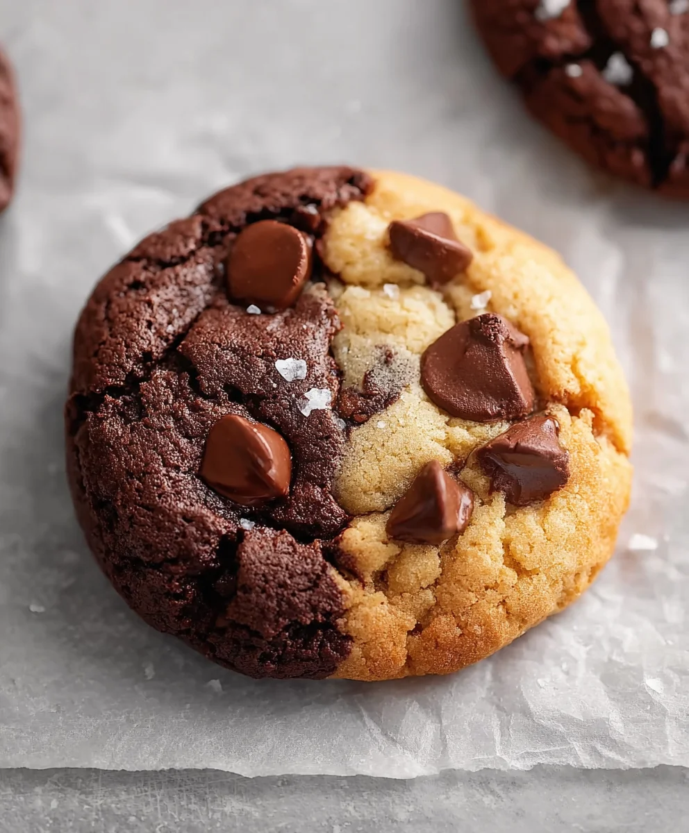 Chewy Brookie Cookies-The Best Brownie Cookie Hybrid