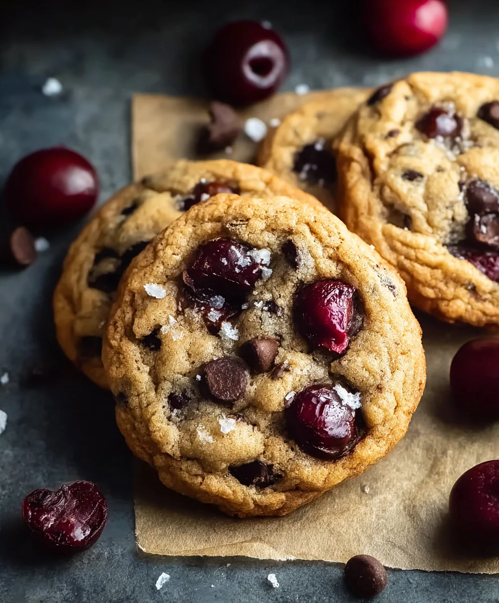 Cherry Chocolate Chip Cookie Perfection - Easy Recipe
