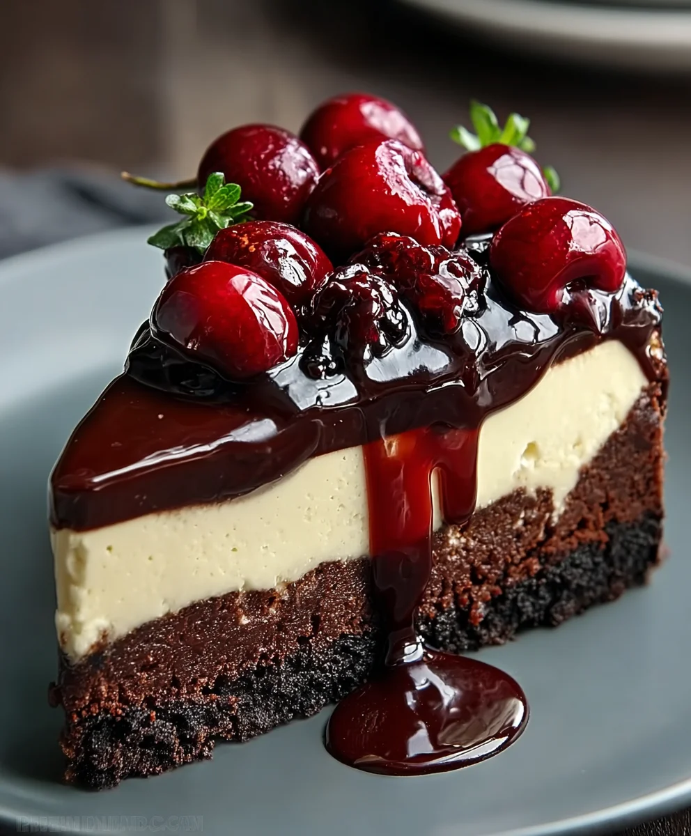Black Forest Cheesecake-Rich Decadent Dessert