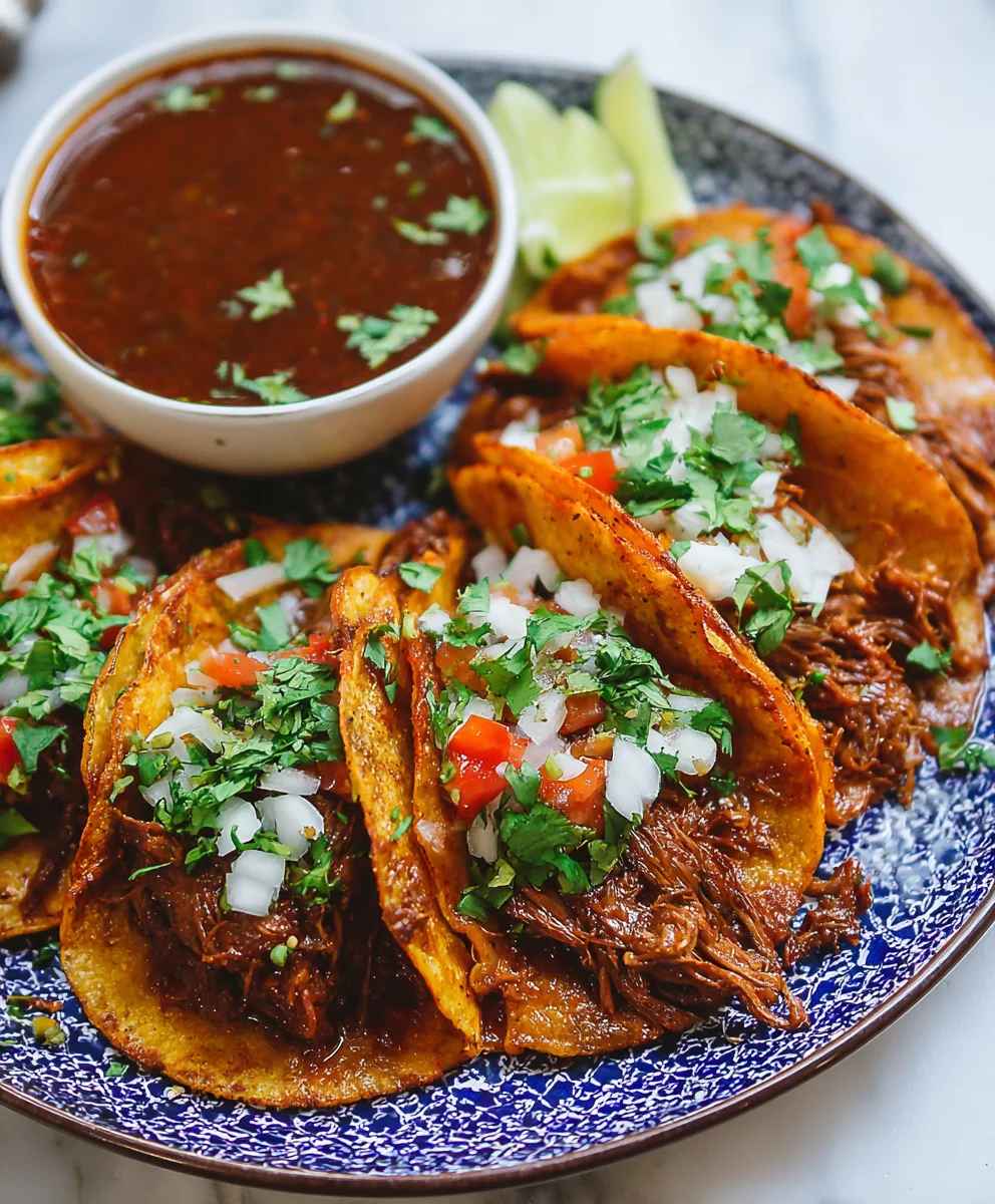 Authentic Beef Birria Tacos-Flavorful & Easy Recipe
