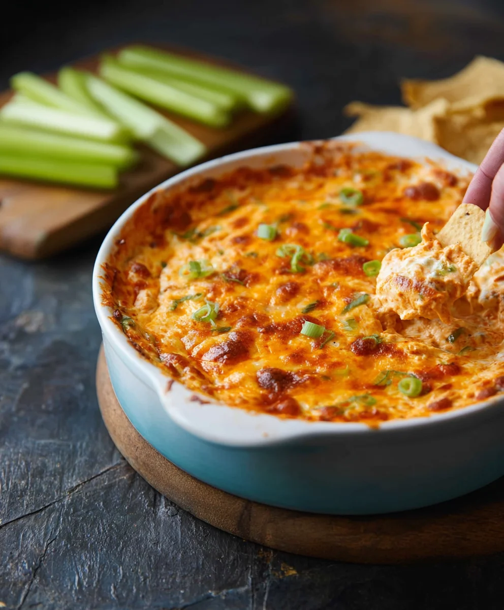 Easy Buffalo Chicken Dip Recipe - Crowd Pleaser