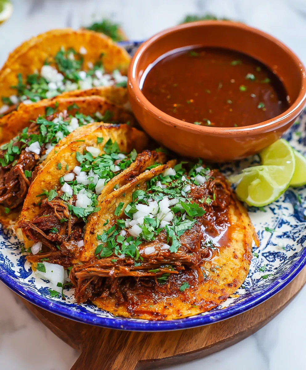 Authentic Beef Birria Tacos-Flavorful & Easy Recipe