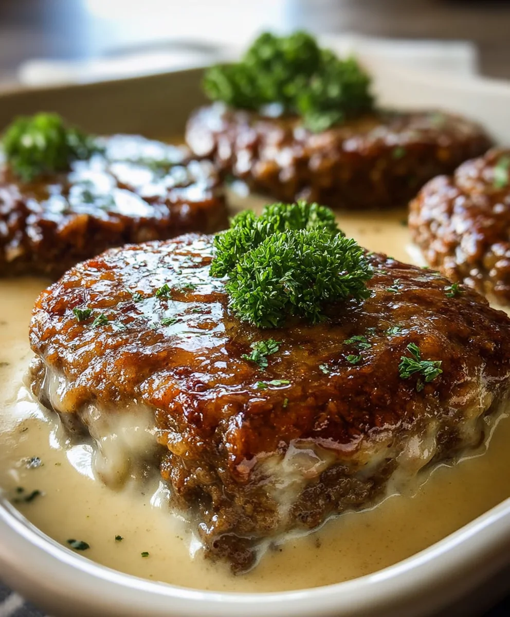 Amish Beef Beef Hamburger Steak Bake - Easy Dinner