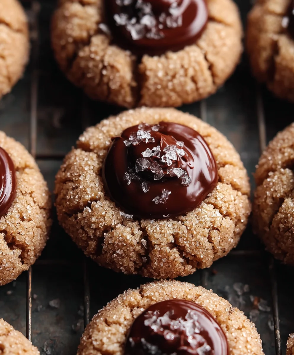 Nutella Thumbprint Cookies-Irresistible Chocolate Hazelnut Treats