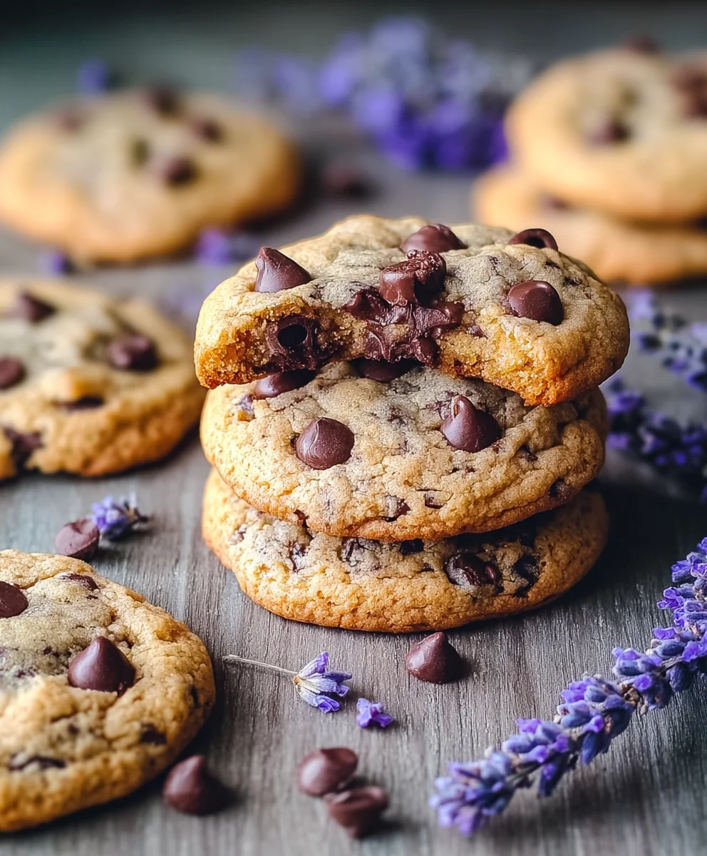 Lavender Chocolate Chip Cookies-Aromatic Delight