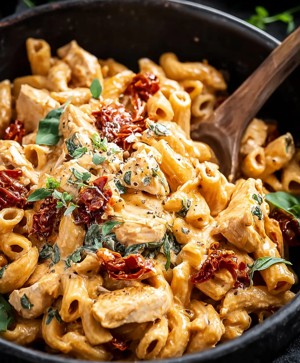 Sun Dried Tomato Beef Pasta - Easy Recipe
