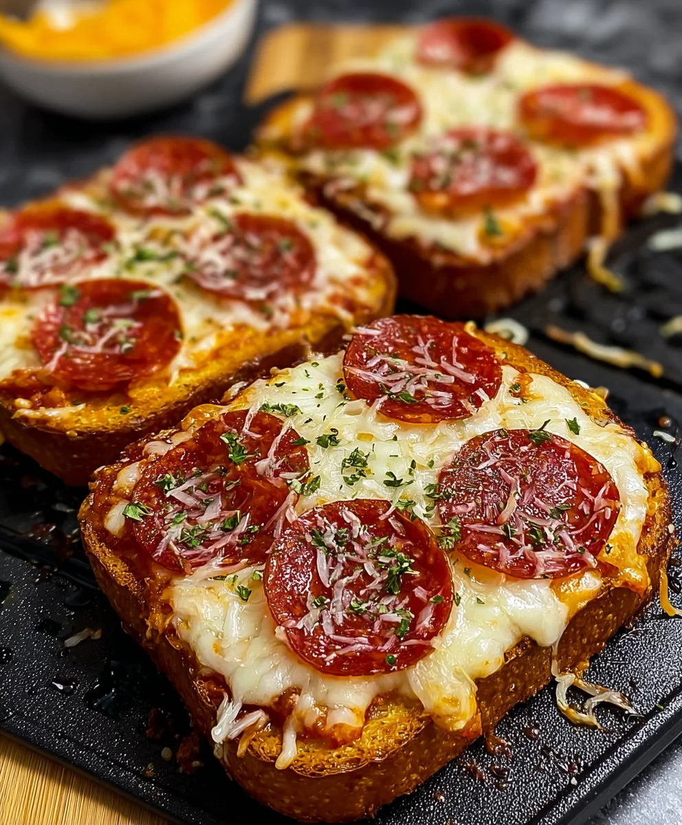 Easy Air Fryer Pizza Toast Recipe - Quick & Crispy