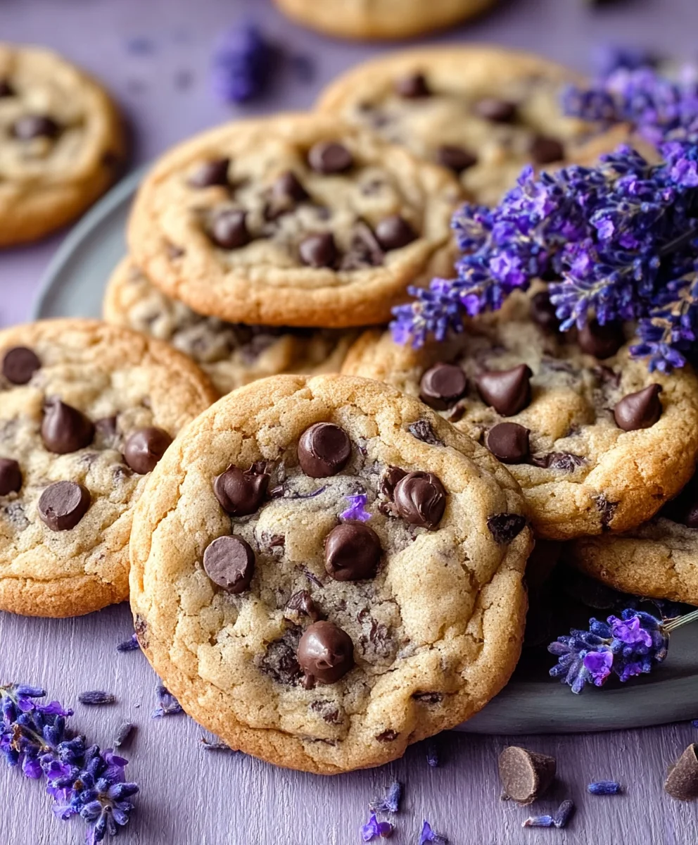 Lavender Chocolate Chip Cookies-Aromatic Delight