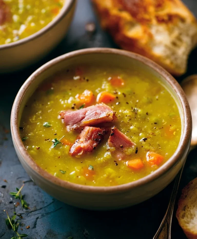 Hearty Split Pea Soup Recipe- Easy Comfort Food