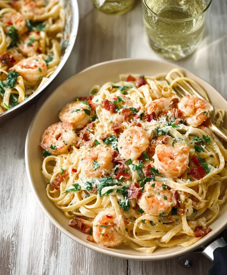 Creamy Tuscan Shrimp Linguine – Quick & Easy Recipe