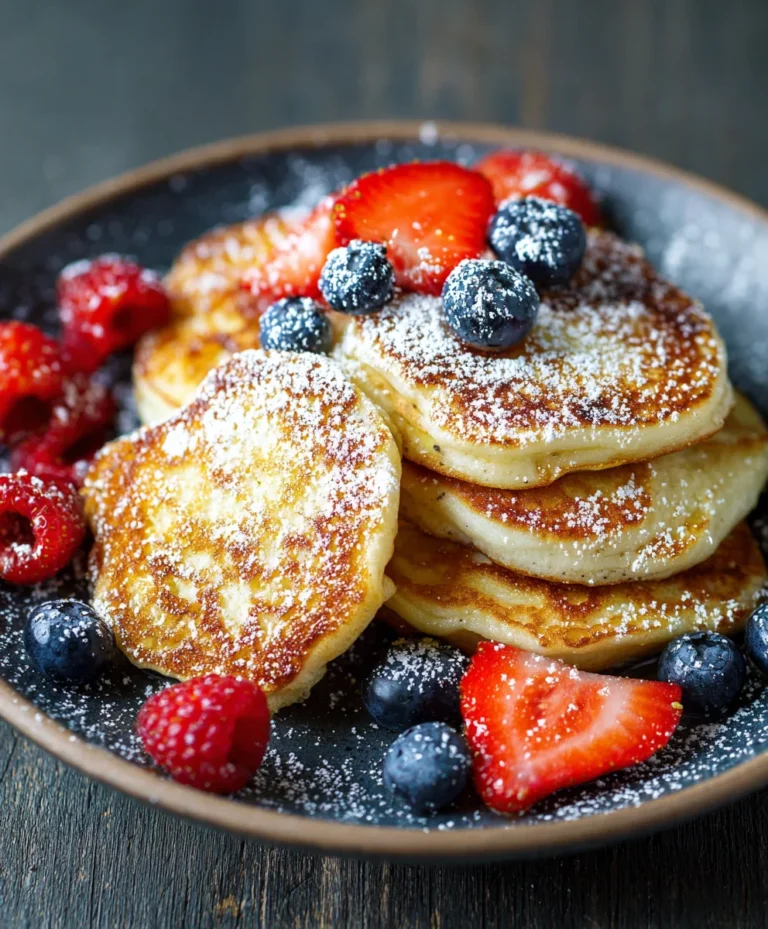 Fluffy Cottage Cheese Pancakes Easy Healthy Breakfast