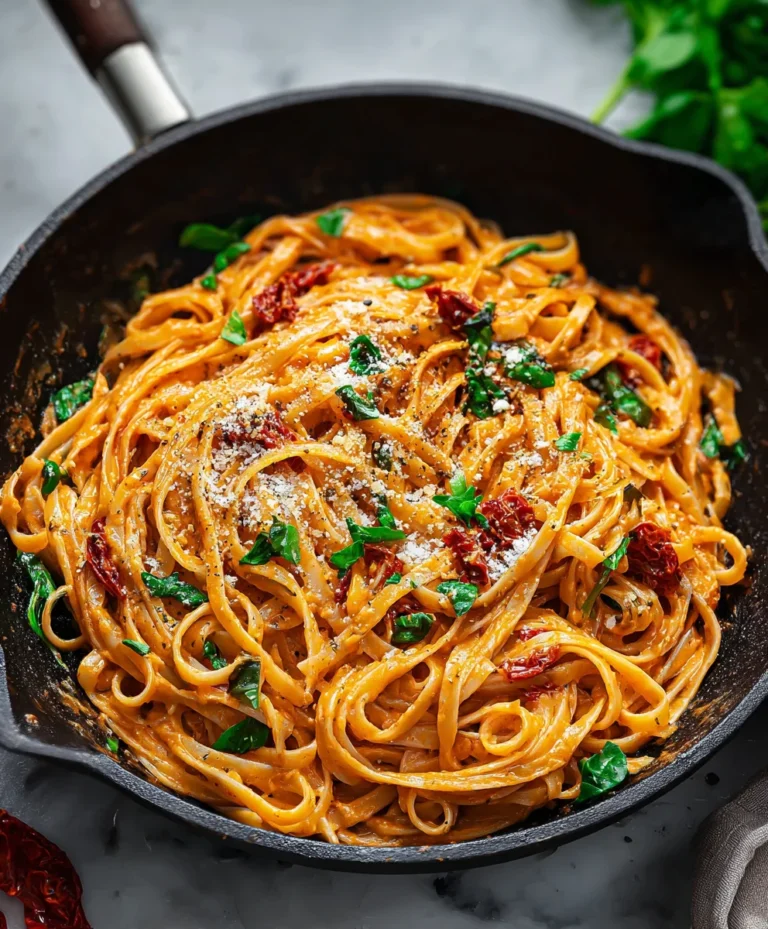 Creamy Vegan Sun Dried Tomato Pasta Recipe