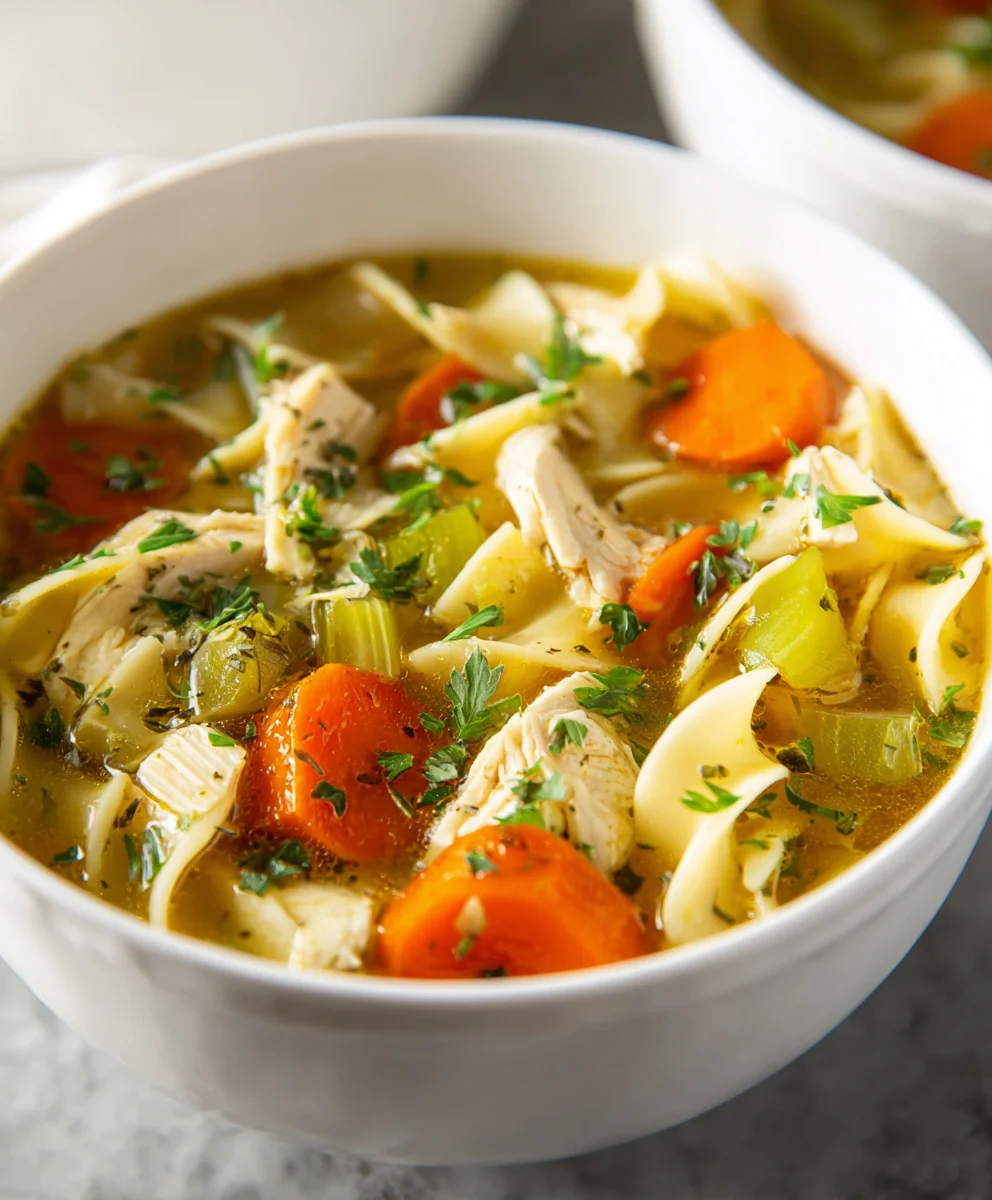 Best Chicken Noodle Soup-Hearty Egg Noodles Recipe