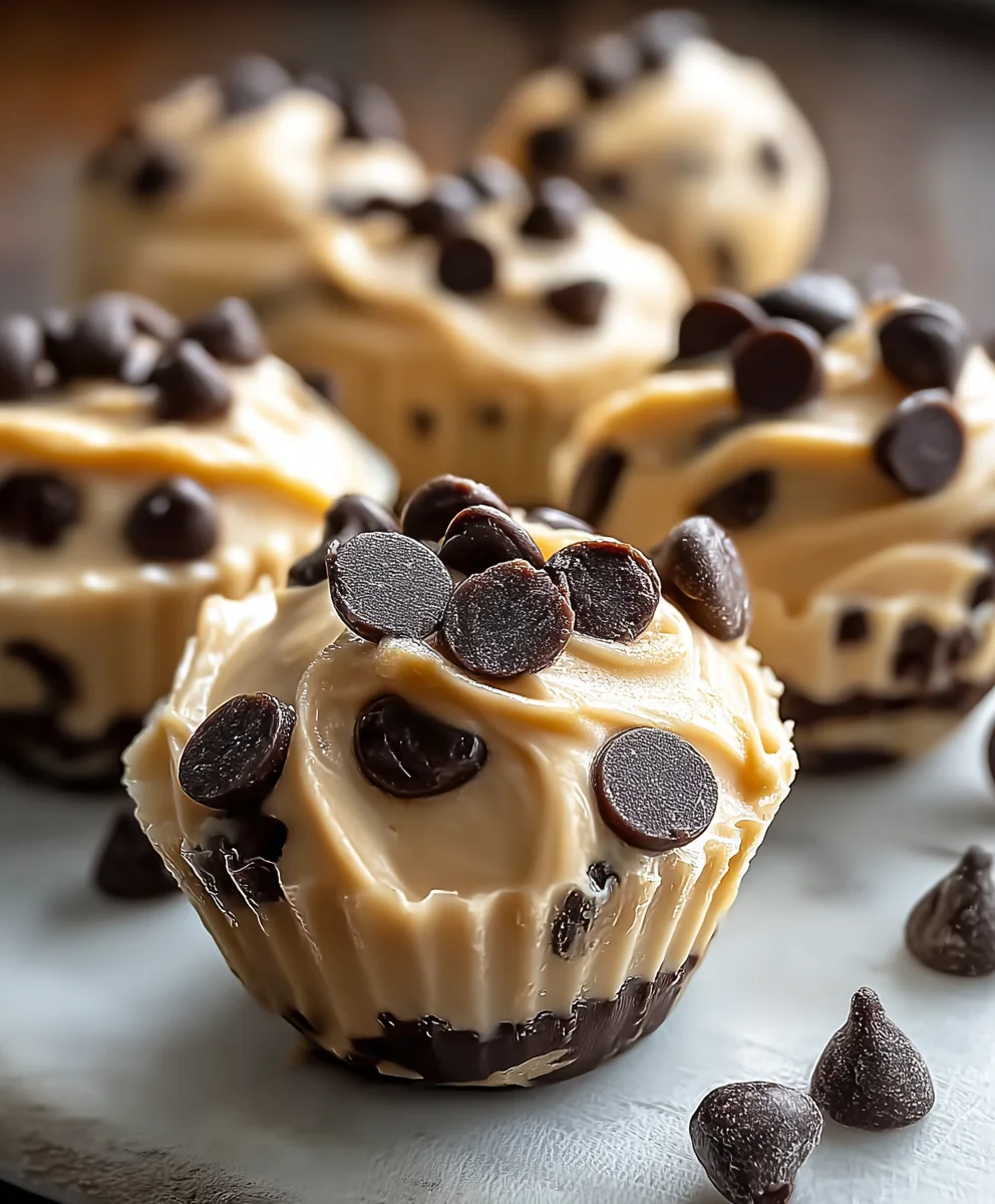 Greek Yogurt Peanut Butter Bites Frozen Chocolate Chip Treat