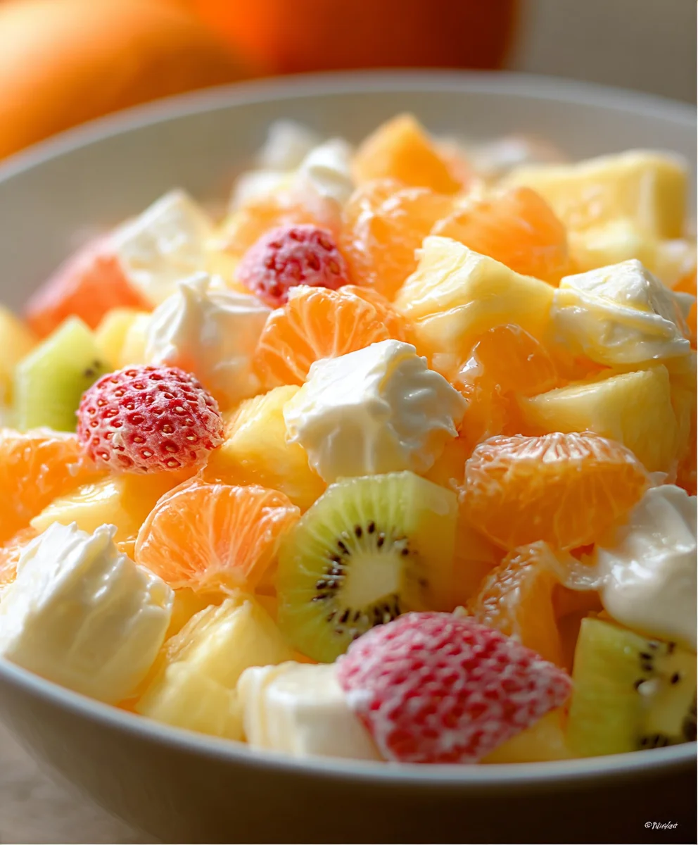 Hawaiian Fruit Salad- Tropical Taste Explosion