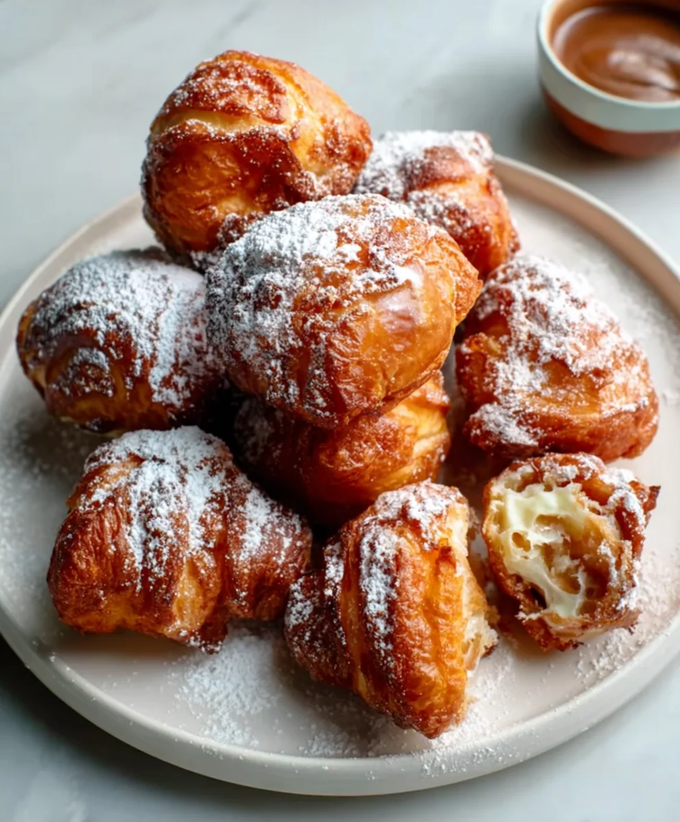 Fried Croissant Beignets-Easy Delicious Treat