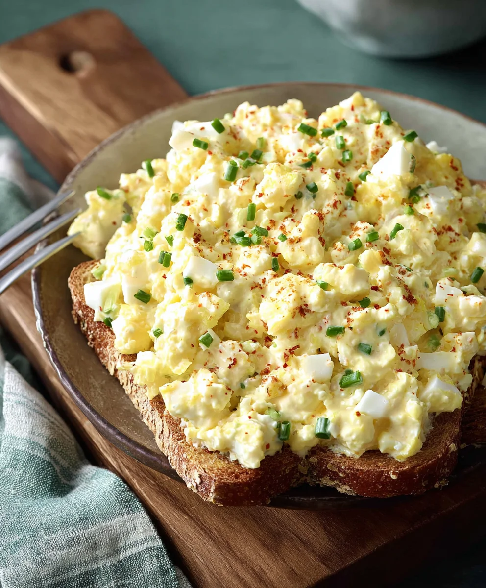 Simple Cottage Cheese Egg Salad-Quick & Creamy