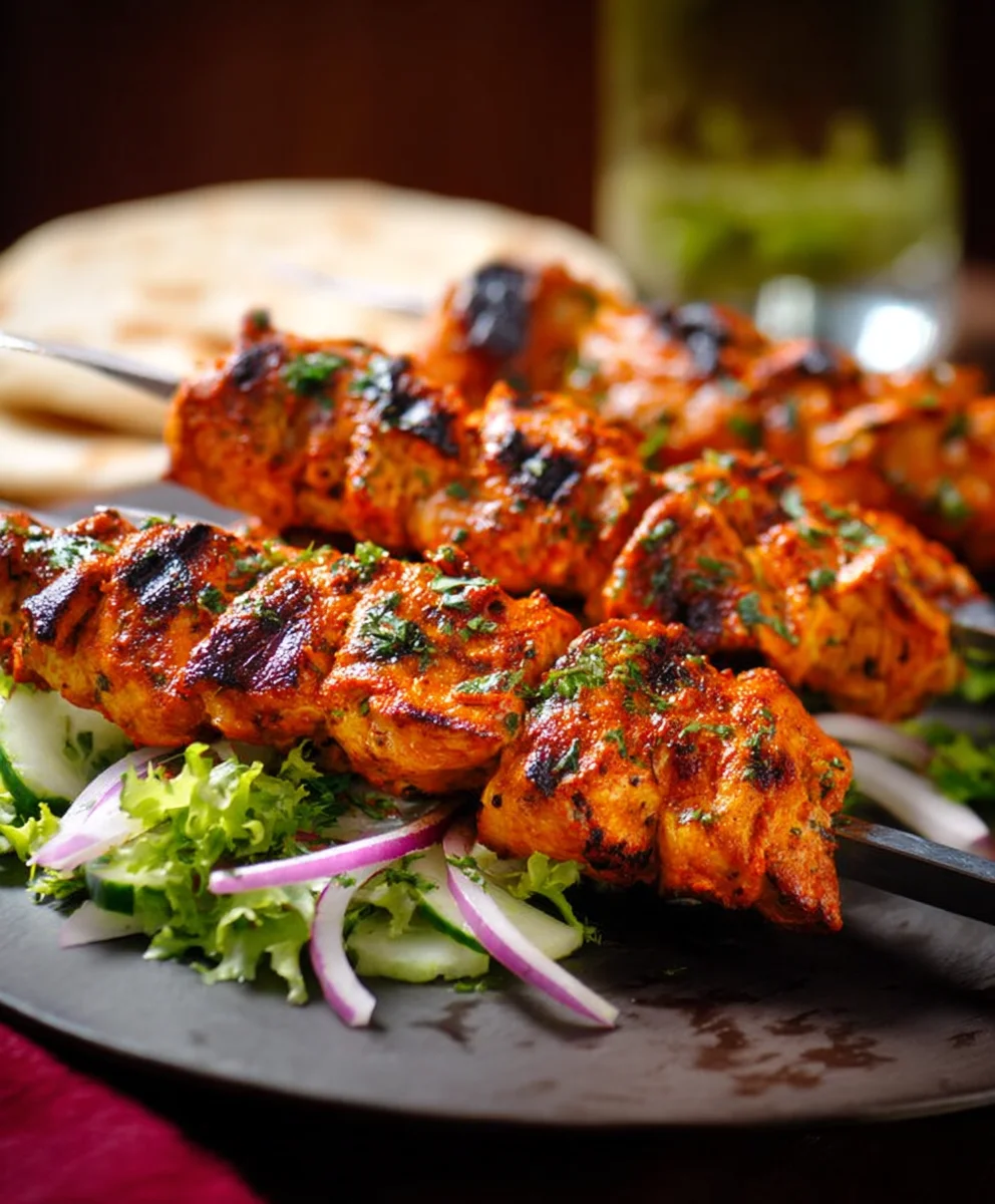 Tender Chicken Tikka Kebabs - Easy Recipe
