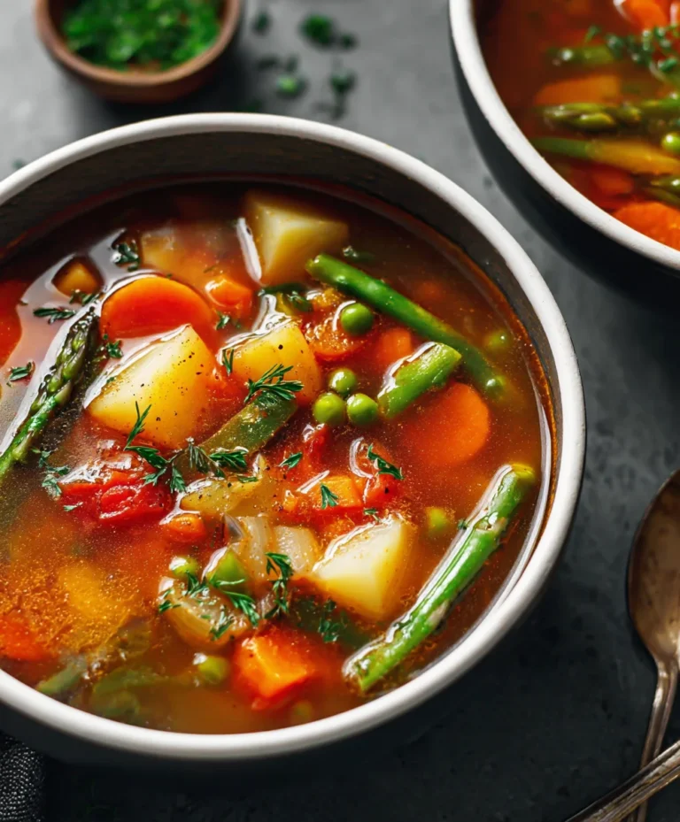Easy Vegetable Soup Recipe – Quick & Healthy Meal