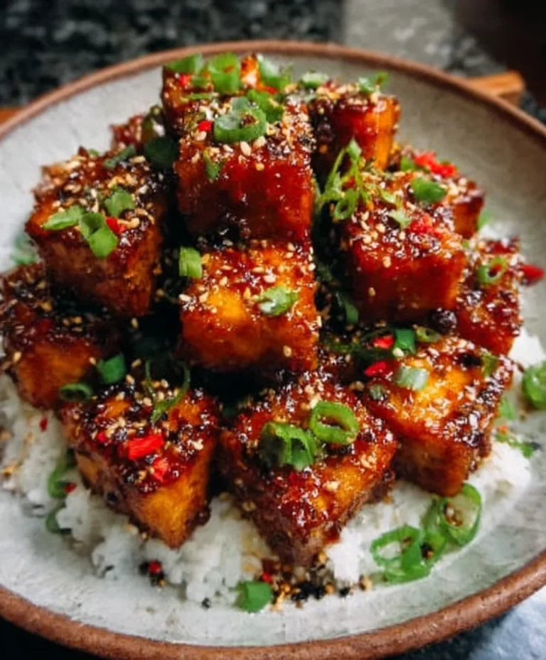 Amazing Crispy Honey Garlic Tofu Recipe