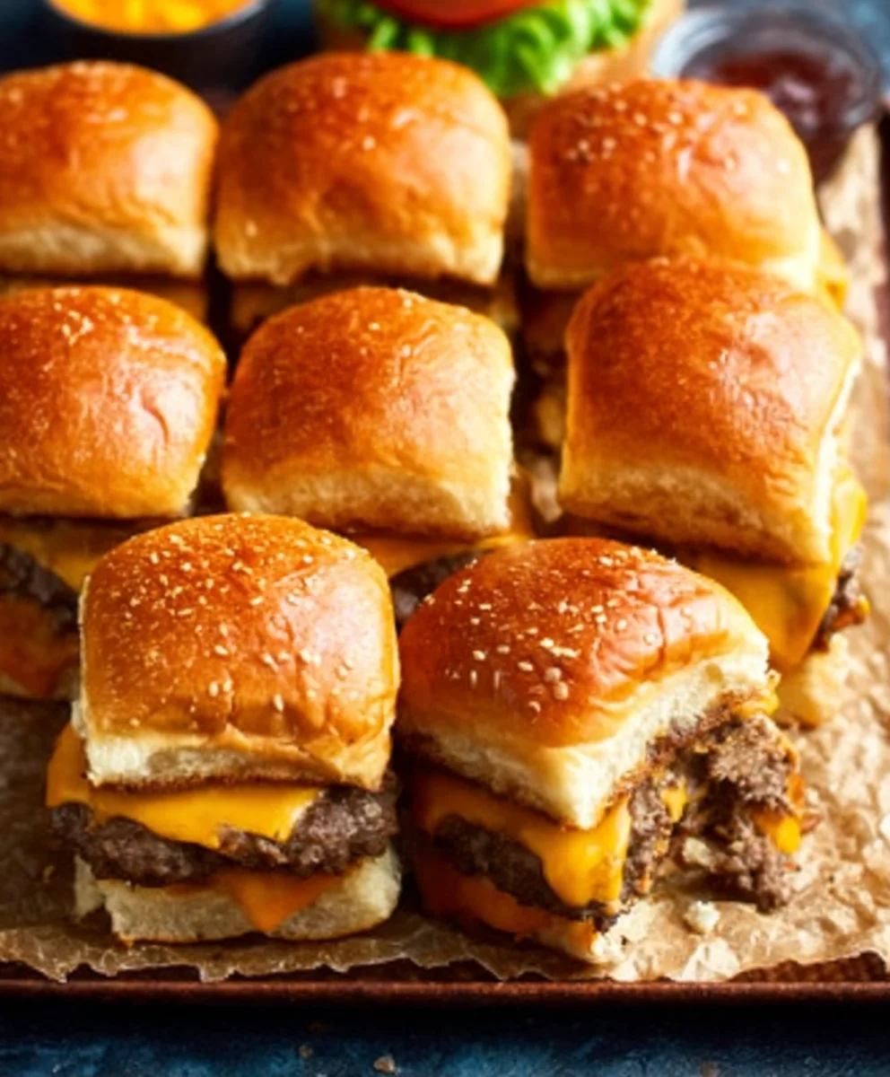 Cheeseburger Sliders - Quick & Delicious Mini Beef Burgers