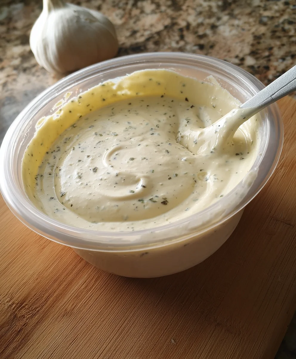 Easy Garlic Aioli Sauce Recipe