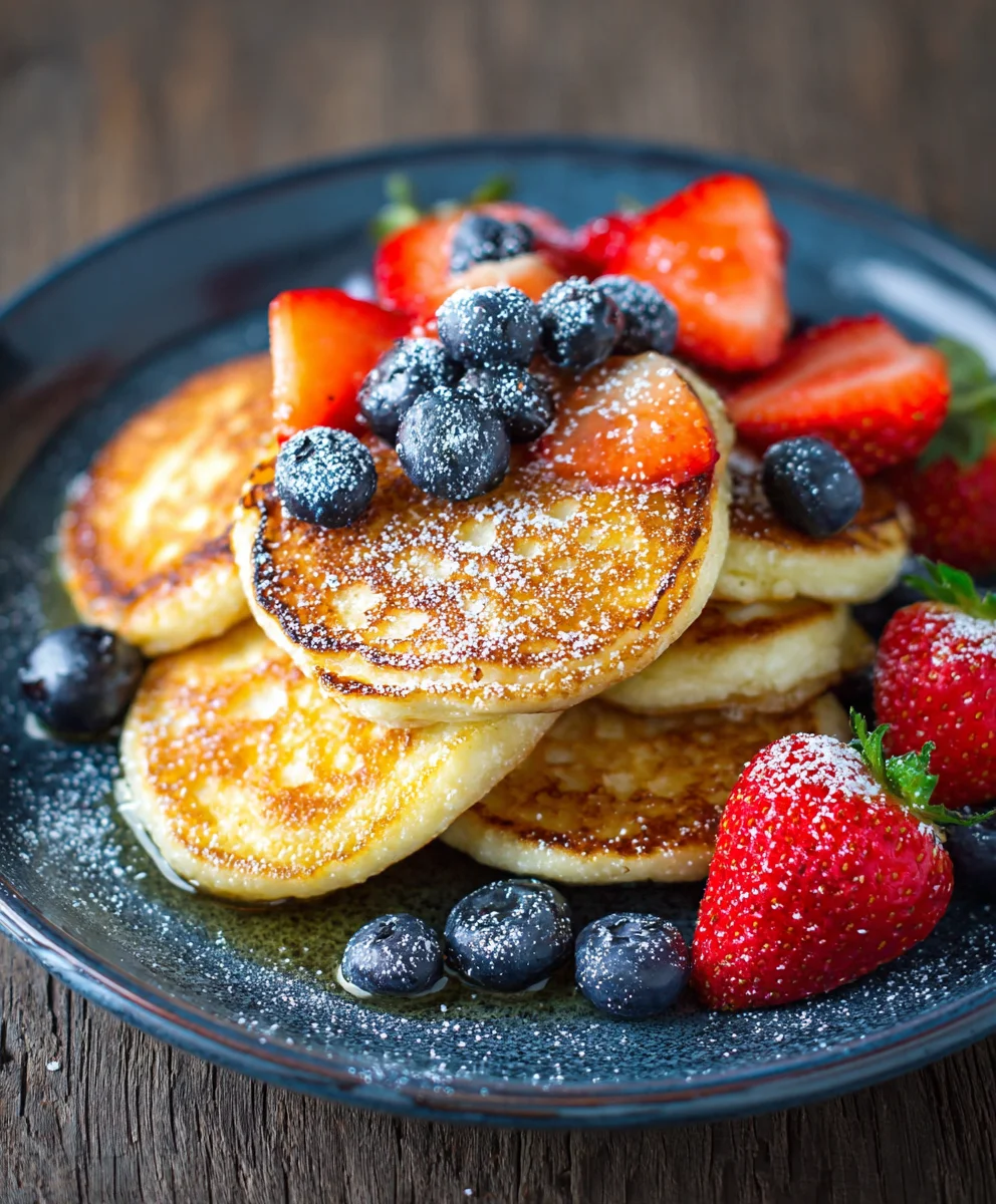 Fluffy Cottage Cheese Pancakes Easy Healthy Breakfast