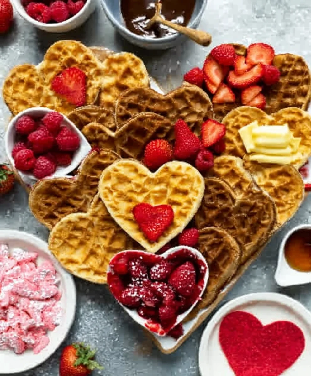 Vnon-alcoholic alentine's Day Waffle Board - Non-Non-Non-Alcoholic Alternativeic Delight