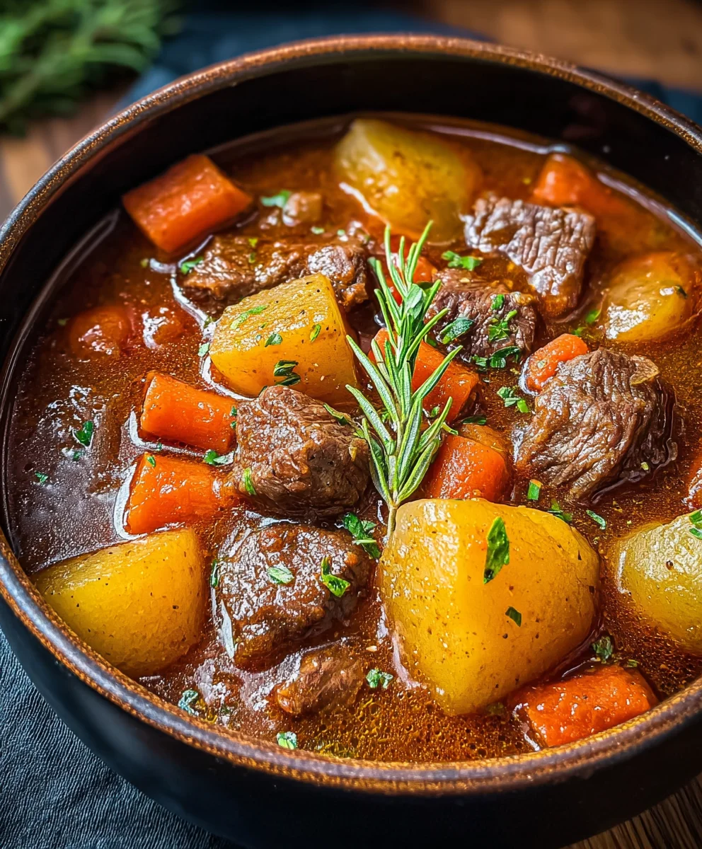 Hearty Homemade Beef Stew Recipe-Comfort Food Classic