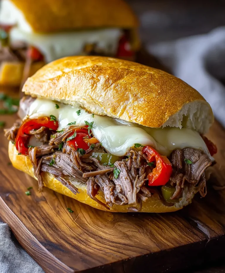 Cheesy Italian Beef Sandwiches-Quick & Delicious Recipe