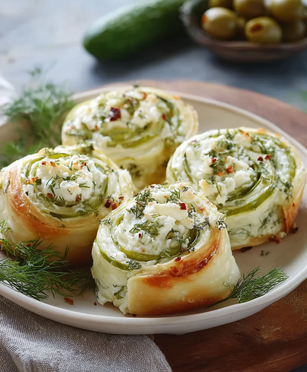 Creamy Pickle Roll Ups - Easy Appetizer Recipe