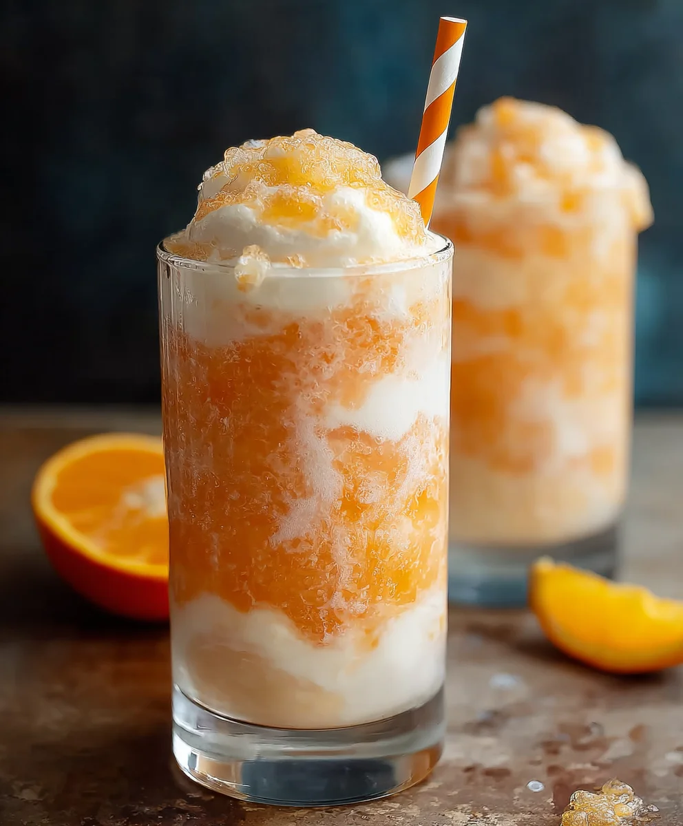 Creamsicle Dirty Soda - Refreshing Non-Non-Non-Alcoholic Alternativeic Treat