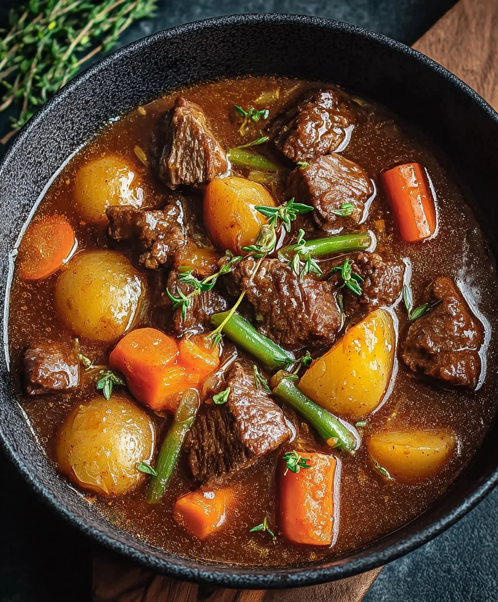 Hearty Homemade Beef Stew Recipe-Comfort Food Classic