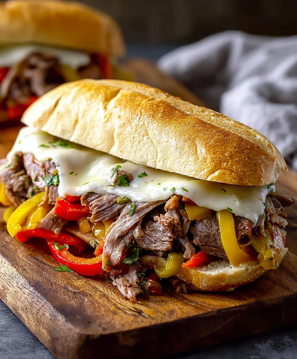 Cheesy Italian Beef Sandwiches-Quick & Delicious Recipe