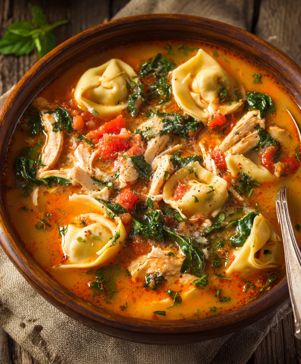Easy Chicken Tortellini Soup Recipe - Quick & Hearty Dinner