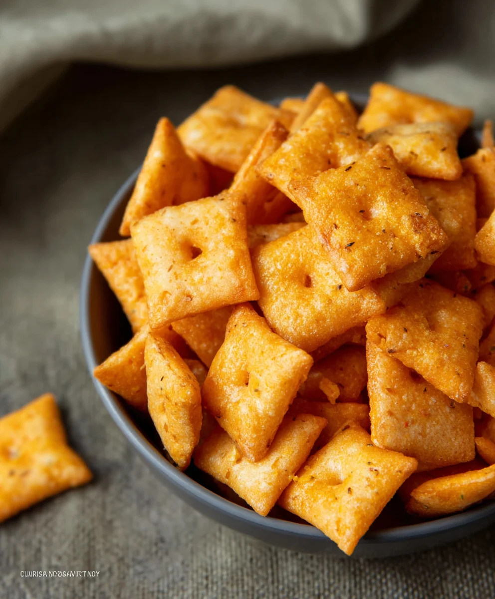 Gluten Free Cheez-Its - Easy Homemade Snack Recipe