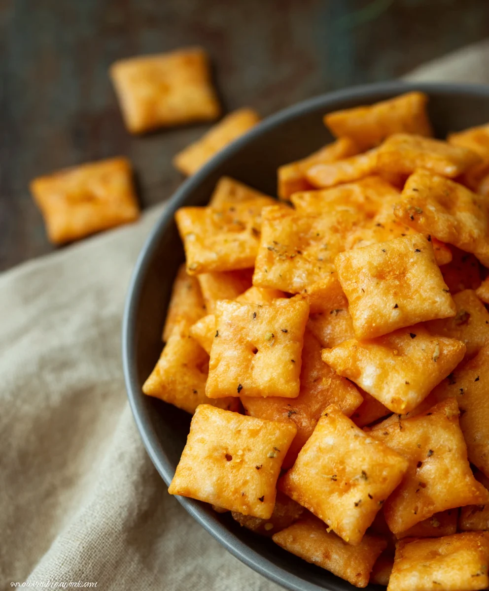Gluten Free Cheez-Its - Easy Homemade Snack Recipe