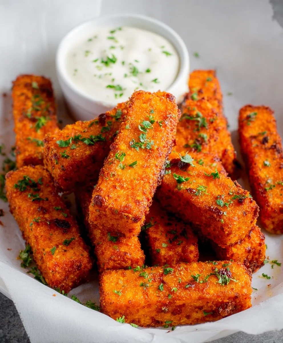 Crispy Baked Buffalo Tofu Wings Recipe