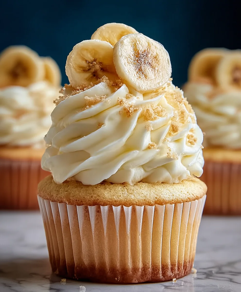Banana Pudding Cupcakes-Creamy & Delicious Dessert