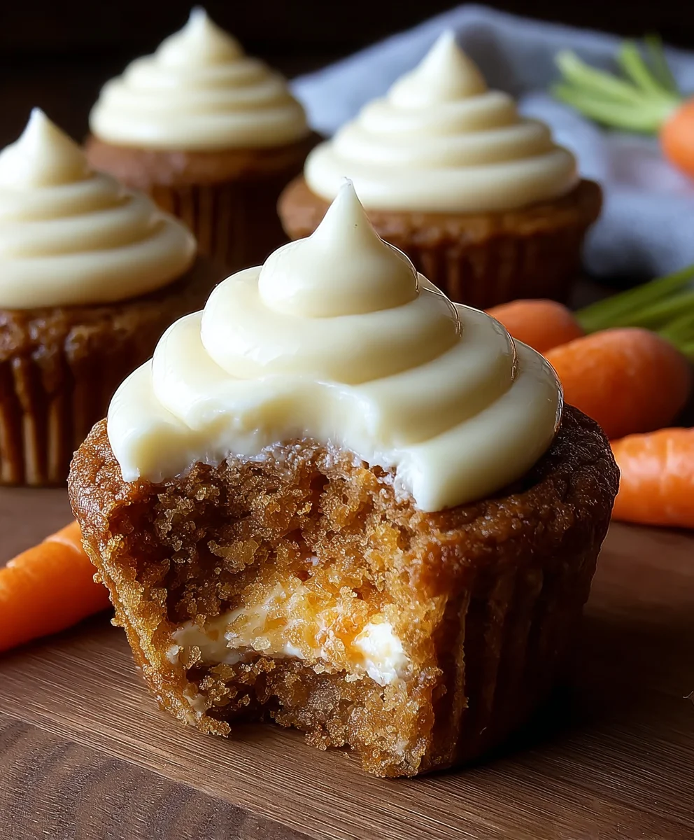 Carrot Cheesecake Cupcakes - Deliciously Creamy Dessert Bites