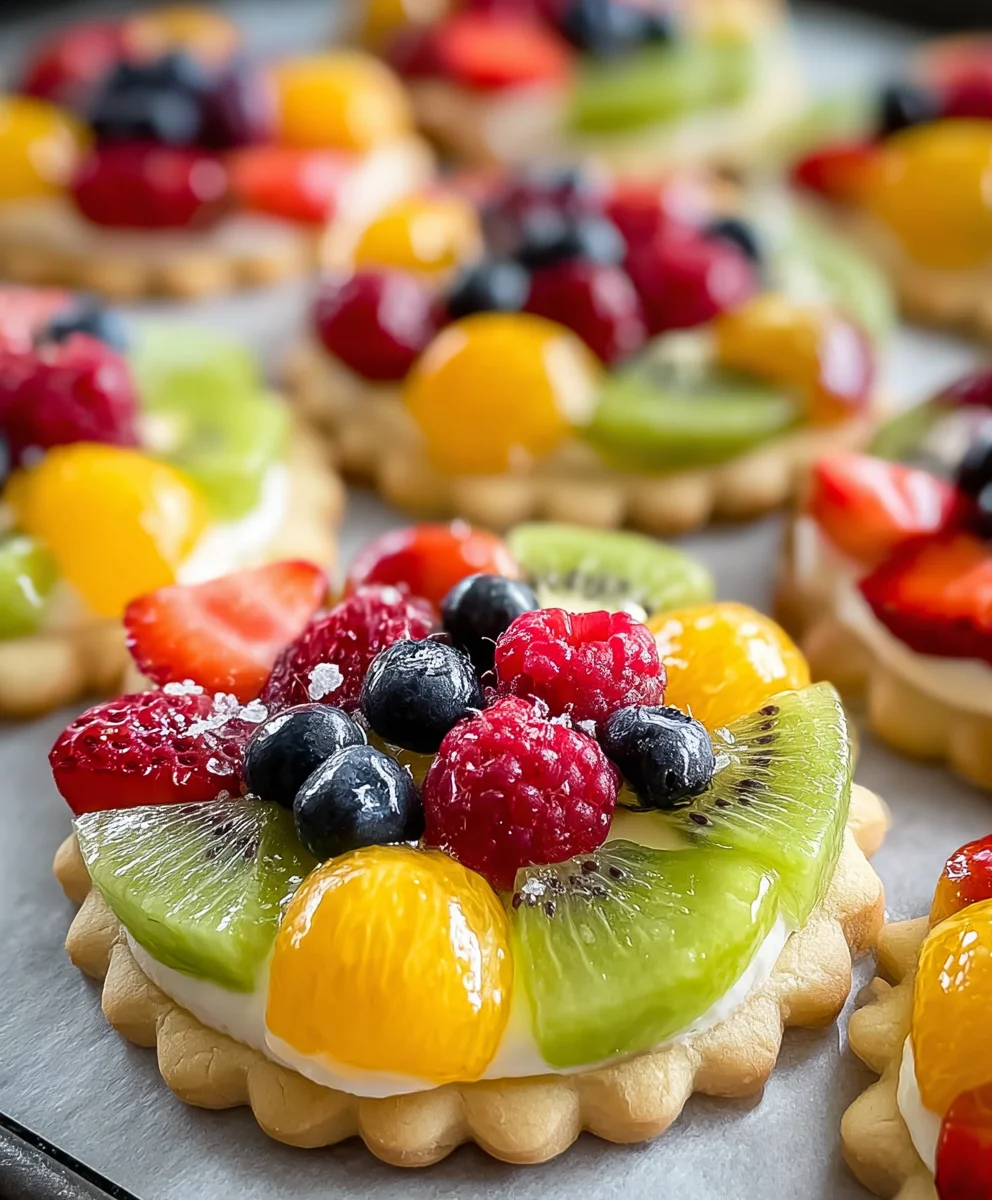 Fruit Pizza Cookies - Easy Festive Dessert Recipe