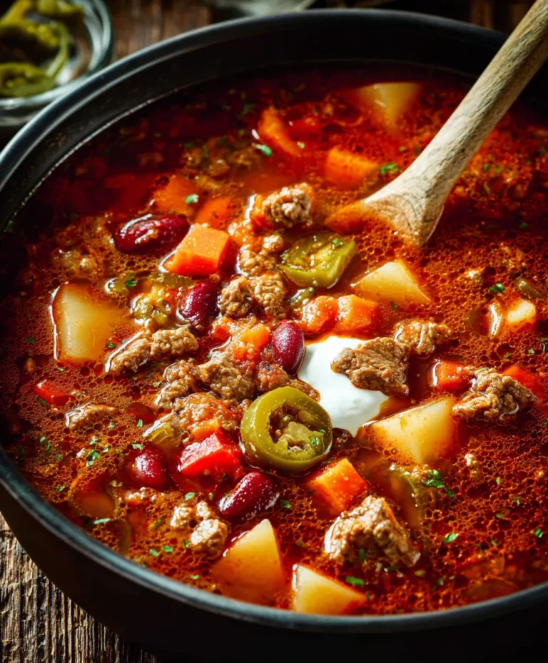 Hearty Cowboy Beef Soup Recipe- Easy & Flavorful